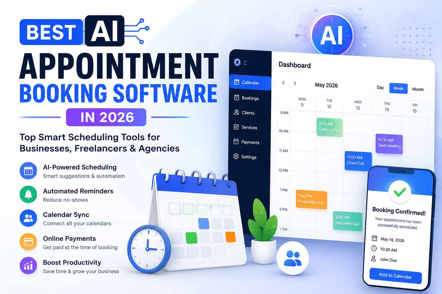 Best AI Appointment Booking Software in 2026