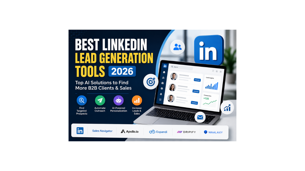 Best LinkedIn Lead Generation Tools 2026 AI-powered prospecting and B2B sales automation software