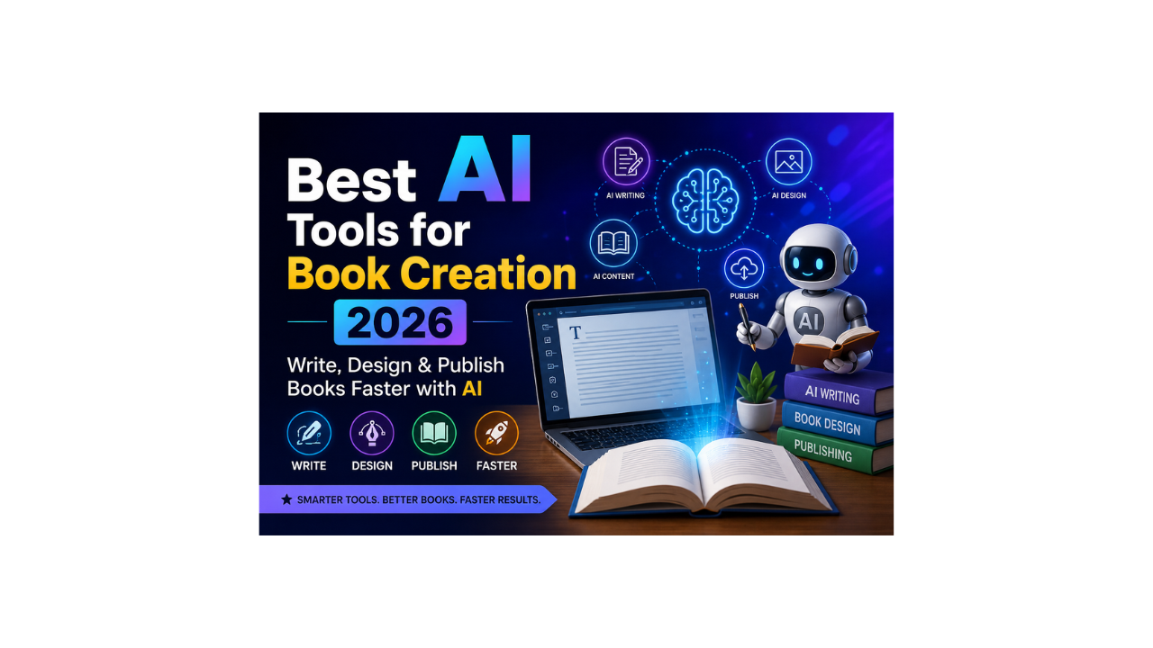 Best AI Tools for Book Creation 2026 to Write Design and Publish Books Faster
