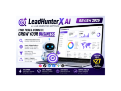 LeadHunterX AI Review 2026 – AI lead generation software dashboard for finding verified business leads from Instagram, LinkedIn, Facebook, Google Maps and social platforms