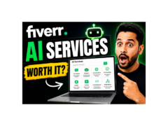 Fiverr AI Services Review 2026 showing AI chatbots, AI agents, automation and consulting services on Fiverr.